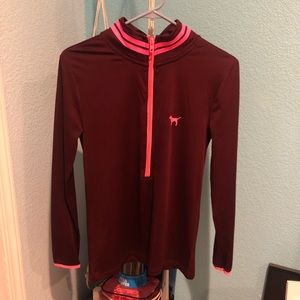 PINK ultimate half zip pull-over